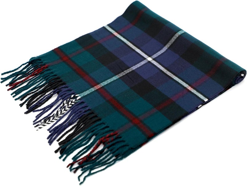 Achillea Scottish Tartan Plaid Scarf - Warm Cashmere Feel Winter Scarf, Scarves for Holiday, Christmas & Daily Wear - Image 4